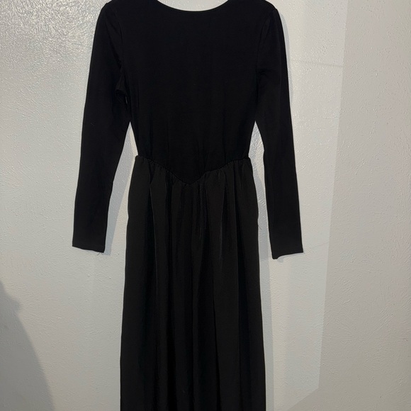 Black Long Sleeve Maxi Dress - Picture 5 of 6